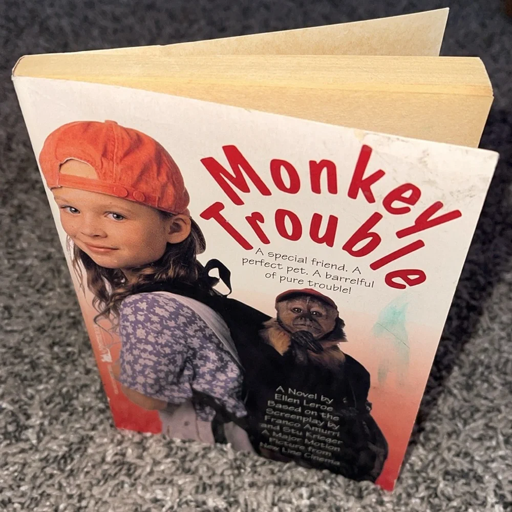 Monkey Trouble by Ellen Leroe based on screenplay major motion picture book